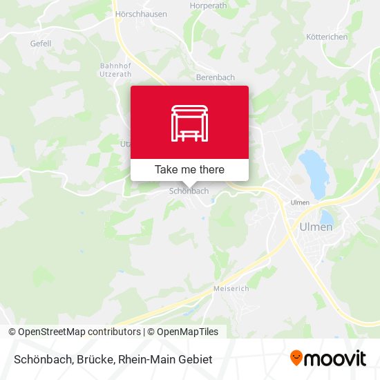 Schönbach, Brücke map