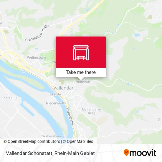 Карта Vallendar Schönstatt
