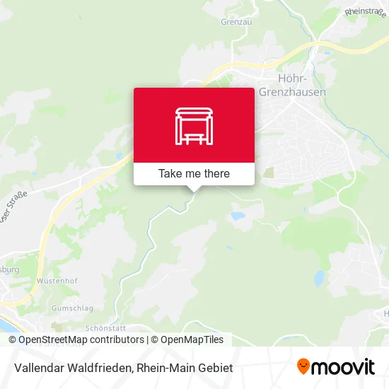 Карта Vallendar Waldfrieden