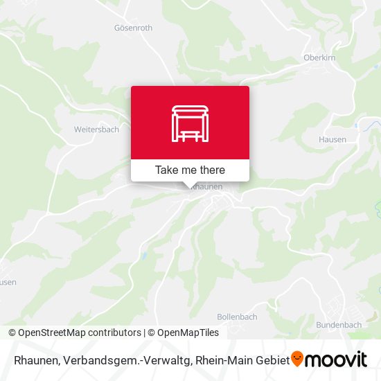 Rhaunen, Verbandsgem.-Verwaltg map