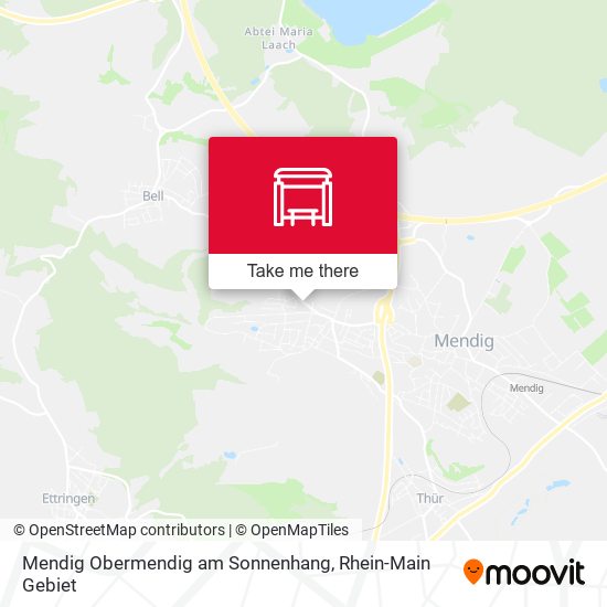 Mendig Obermendig am Sonnenhang map