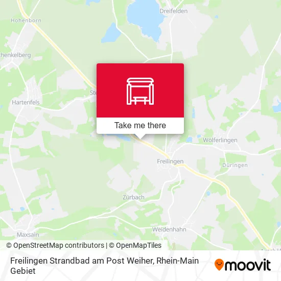 Карта Freilingen Strandbad am Post Weiher