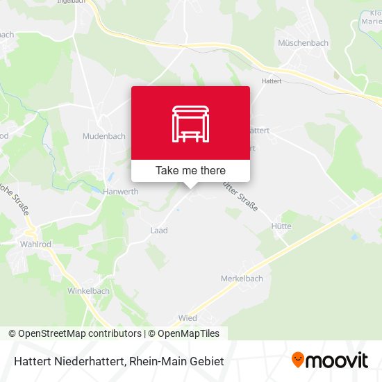 Карта Hattert Niederhattert