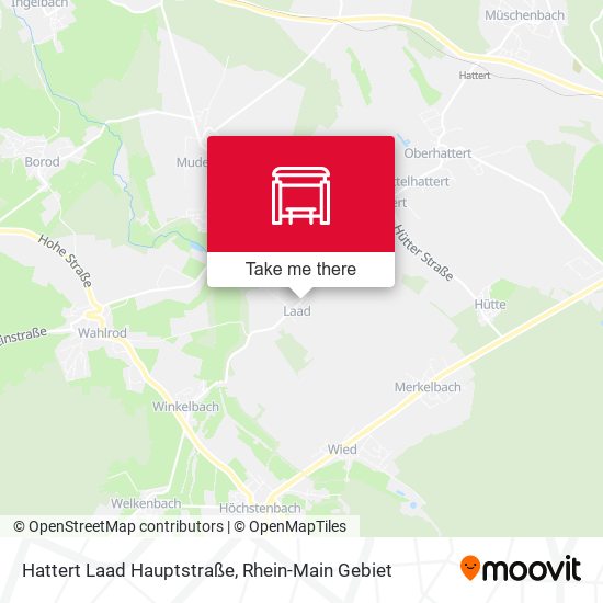Hattert Laad Hauptstraße map