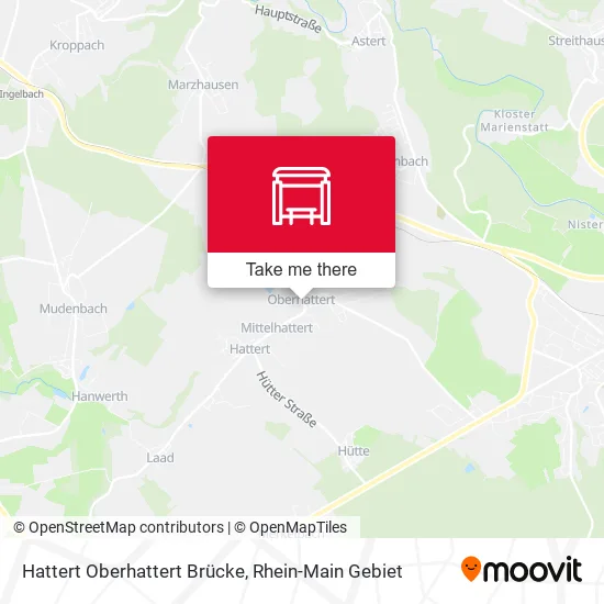 Карта Hattert Oberhattert Brücke