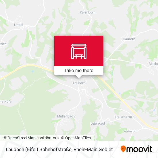 Laubach (Eifel) Bahnhofstraße map