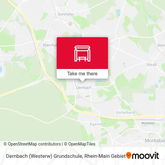 Карта Dernbach (Westerw) Grundschule