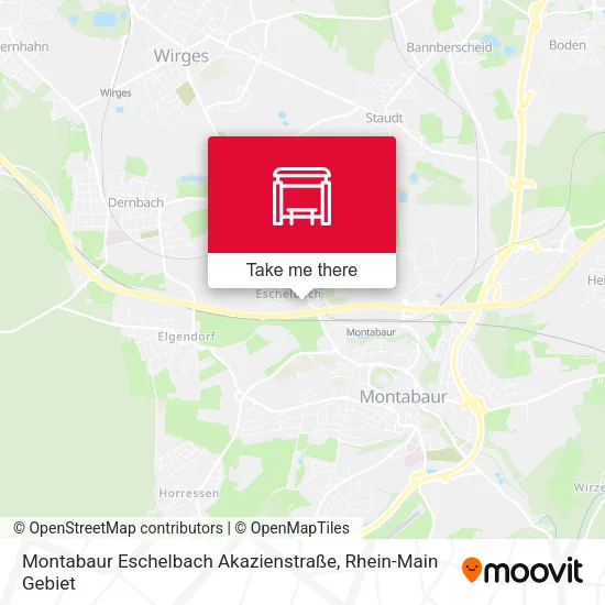 Карта Montabaur Eschelbach Akazienstraße
