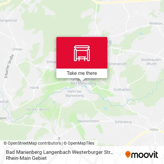 Карта Bad Marienberg Langenbach Westerburger Str.