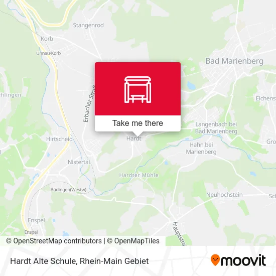 Hardt Alte Schule map