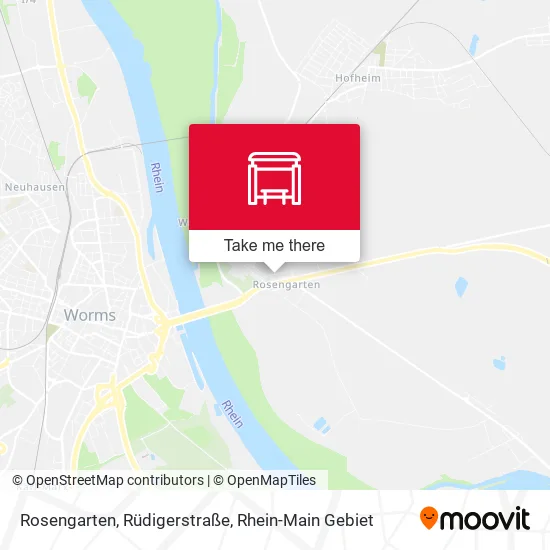 Карта Rosengarten, Rüdigerstraße