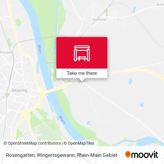 Rosengarten, Wingertsgewann map