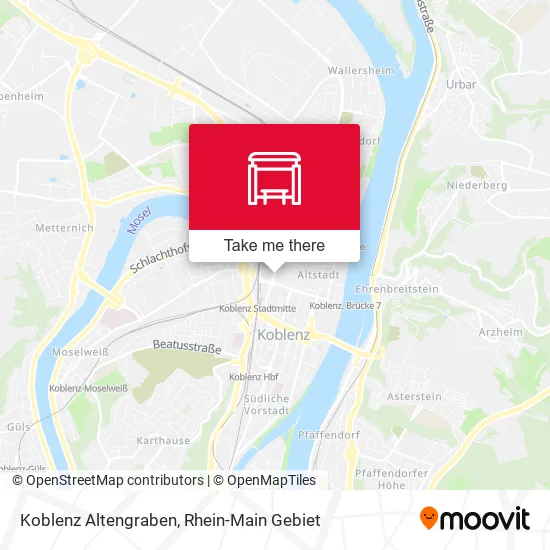 Карта Koblenz Altengraben