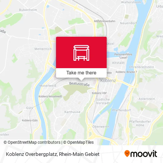 Карта Koblenz Overbergplatz