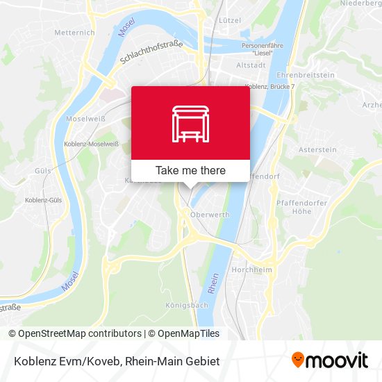 Koblenz Evm/Koveb map