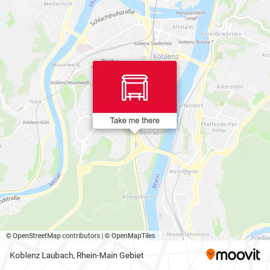 Карта Koblenz Laubach