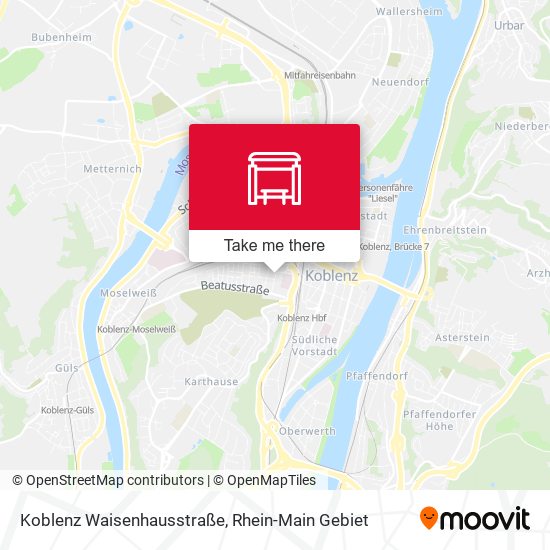Koblenz Waisenhausstraße map