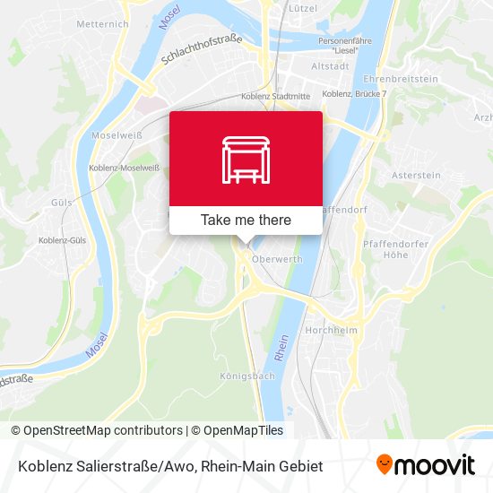 Koblenz Salierstraße/Awo map