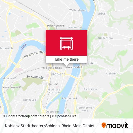 Koblenz Stadttheater/Schloss map