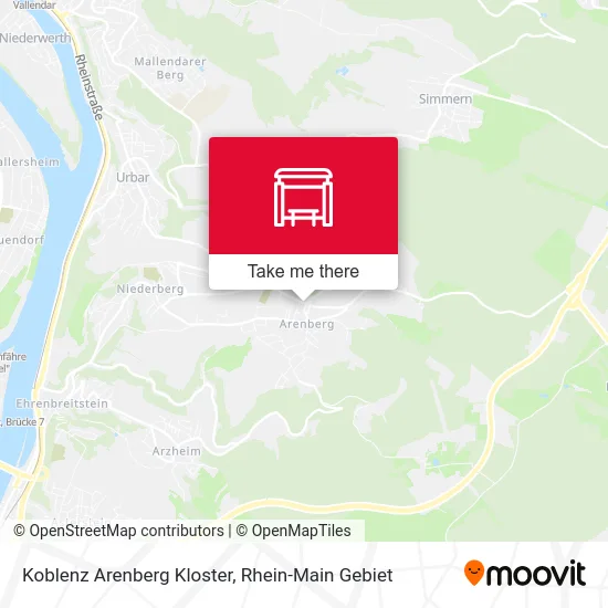 Карта Koblenz Arenberg Kloster