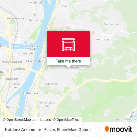 Карта Koblenz Arzheim Im Pelzer
