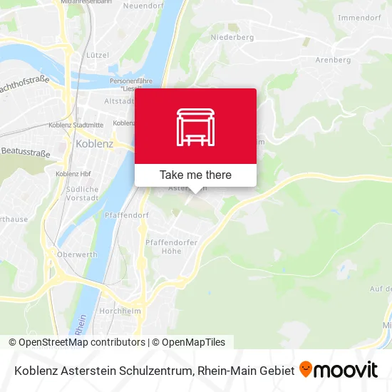 Карта Koblenz Asterstein Schulzentrum