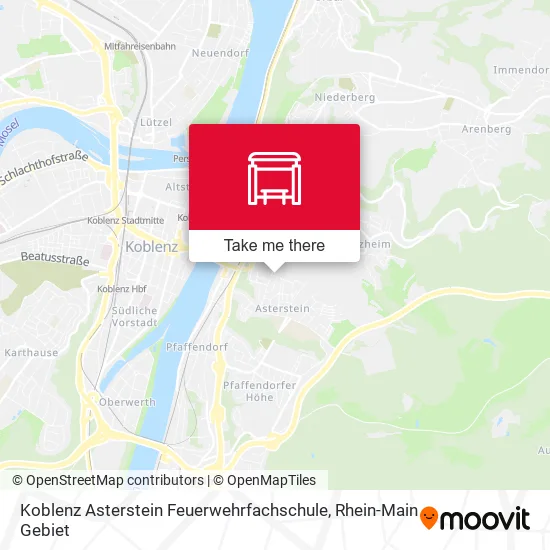 Карта Koblenz Asterstein Feuerwehrfachschule