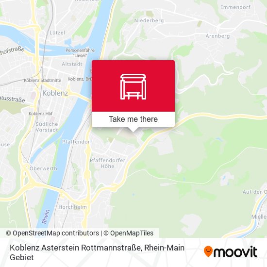 Koblenz Asterstein Rottmannstraße map