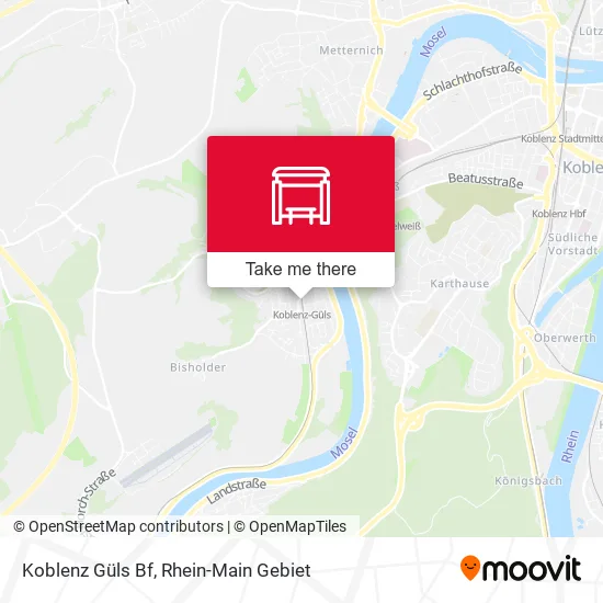 Карта Koblenz Güls Bf