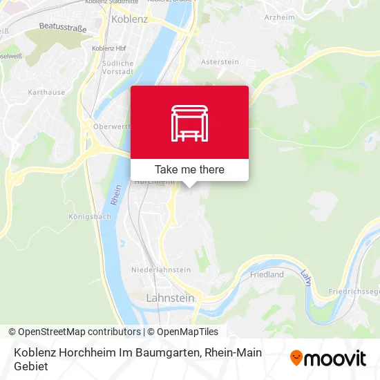 Карта Koblenz Horchheim Im Baumgarten