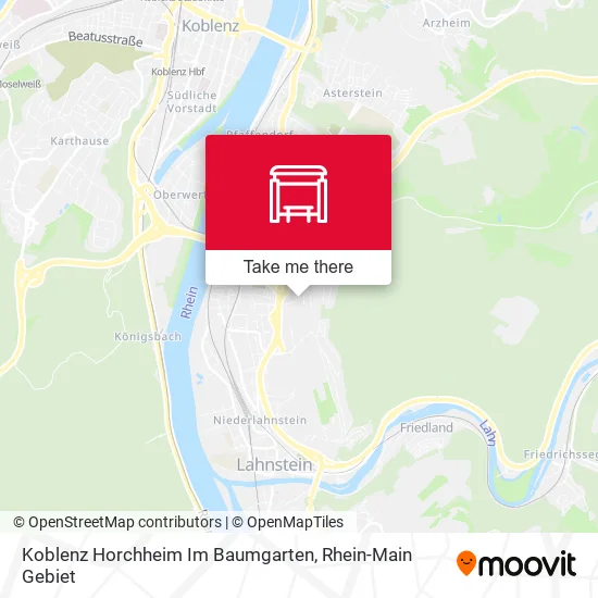 Карта Koblenz Horchheim Im Baumgarten
