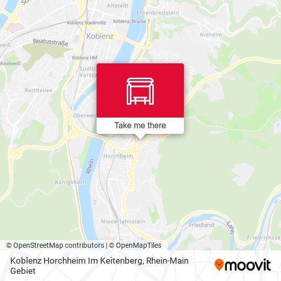 Карта Koblenz Horchheim Im Keitenberg