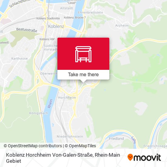 Koblenz Horchheim Von-Galen-Straße map