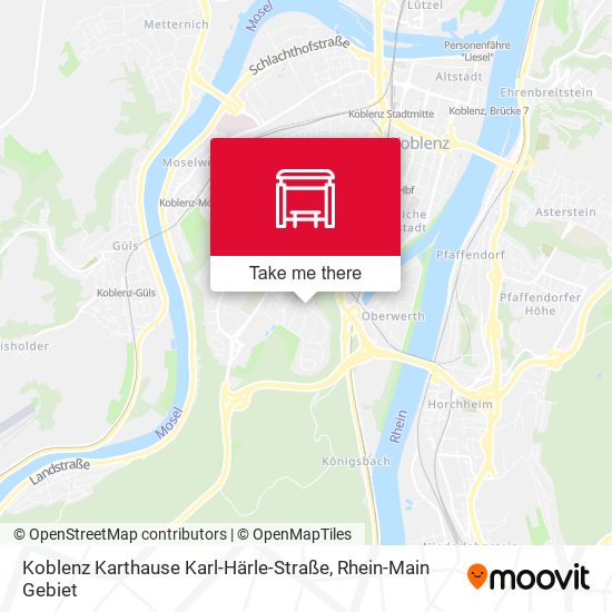 Koblenz Karthause Karl-Härle-Straße map