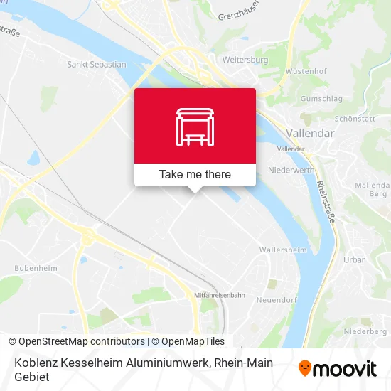 Карта Koblenz Kesselheim Aluminiumwerk