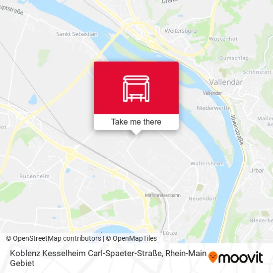 Карта Koblenz Kesselheim Carl-Spaeter-Straße
