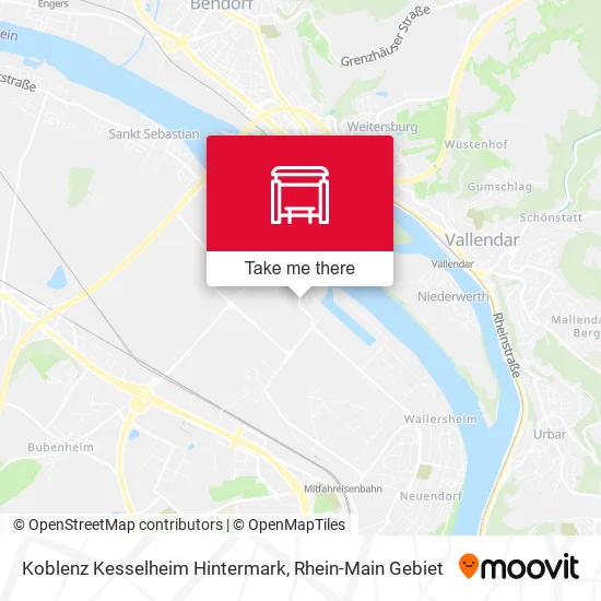 Карта Koblenz Kesselheim Hintermark