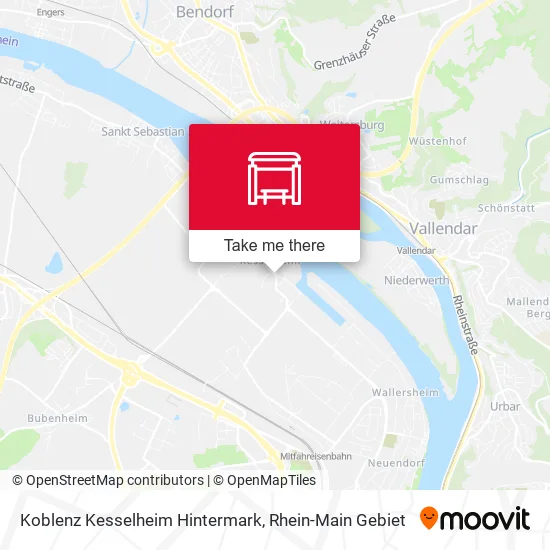 Карта Koblenz Kesselheim Hintermark