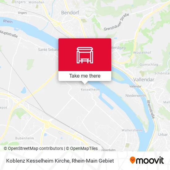 Карта Koblenz Kesselheim Kirche