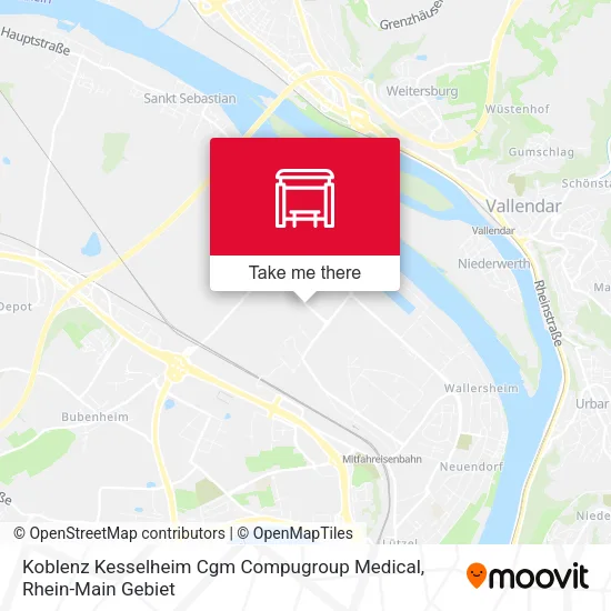 Карта Koblenz Kesselheim Cgm Compugroup Medical