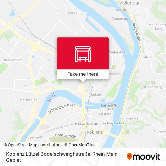 Koblenz Lützel Bodelschwinghstraße map