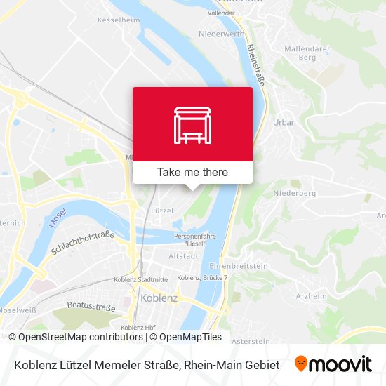 Koblenz Lützel Memeler Straße map