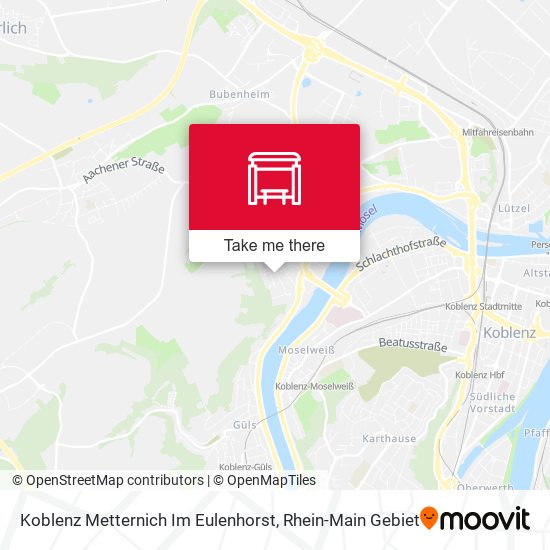 Карта Koblenz Metternich Im Eulenhorst