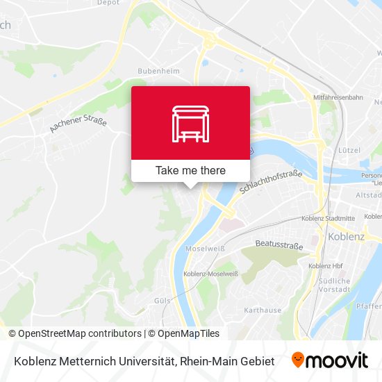 Карта Koblenz Metternich Universität