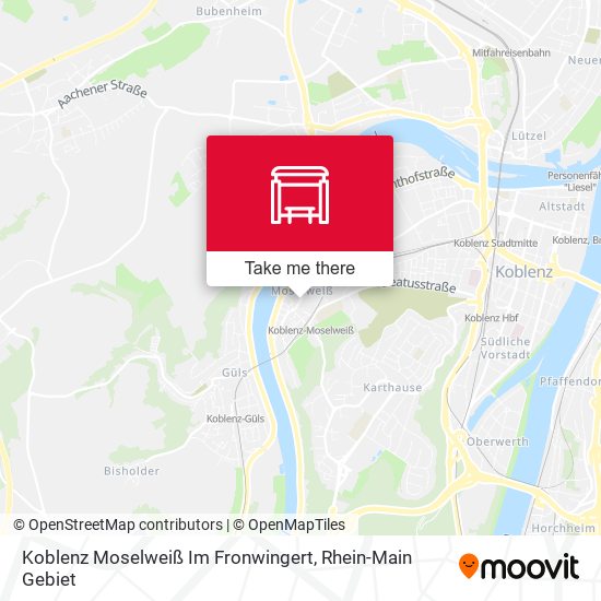 Koblenz Moselweiß Im Fronwingert map