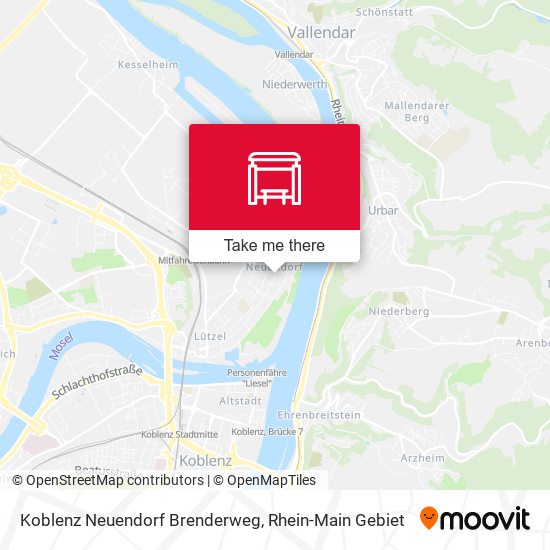 Koblenz Neuendorf Brenderweg map