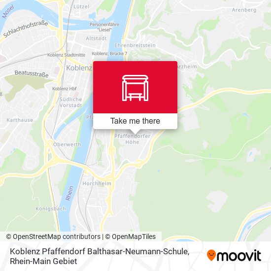 Koblenz Pfaffendorf Balthasar-Neumann-Schule map