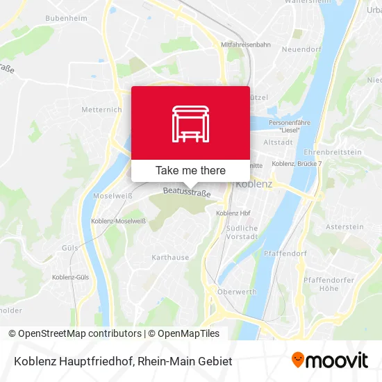 Карта Koblenz Hauptfriedhof
