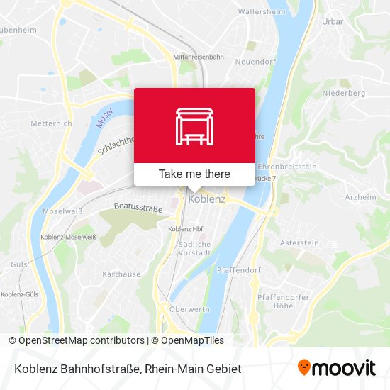 Koblenz Bahnhofstraße map