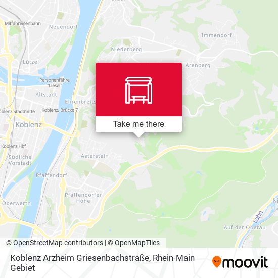 Koblenz Arzheim Griesenbachstraße map